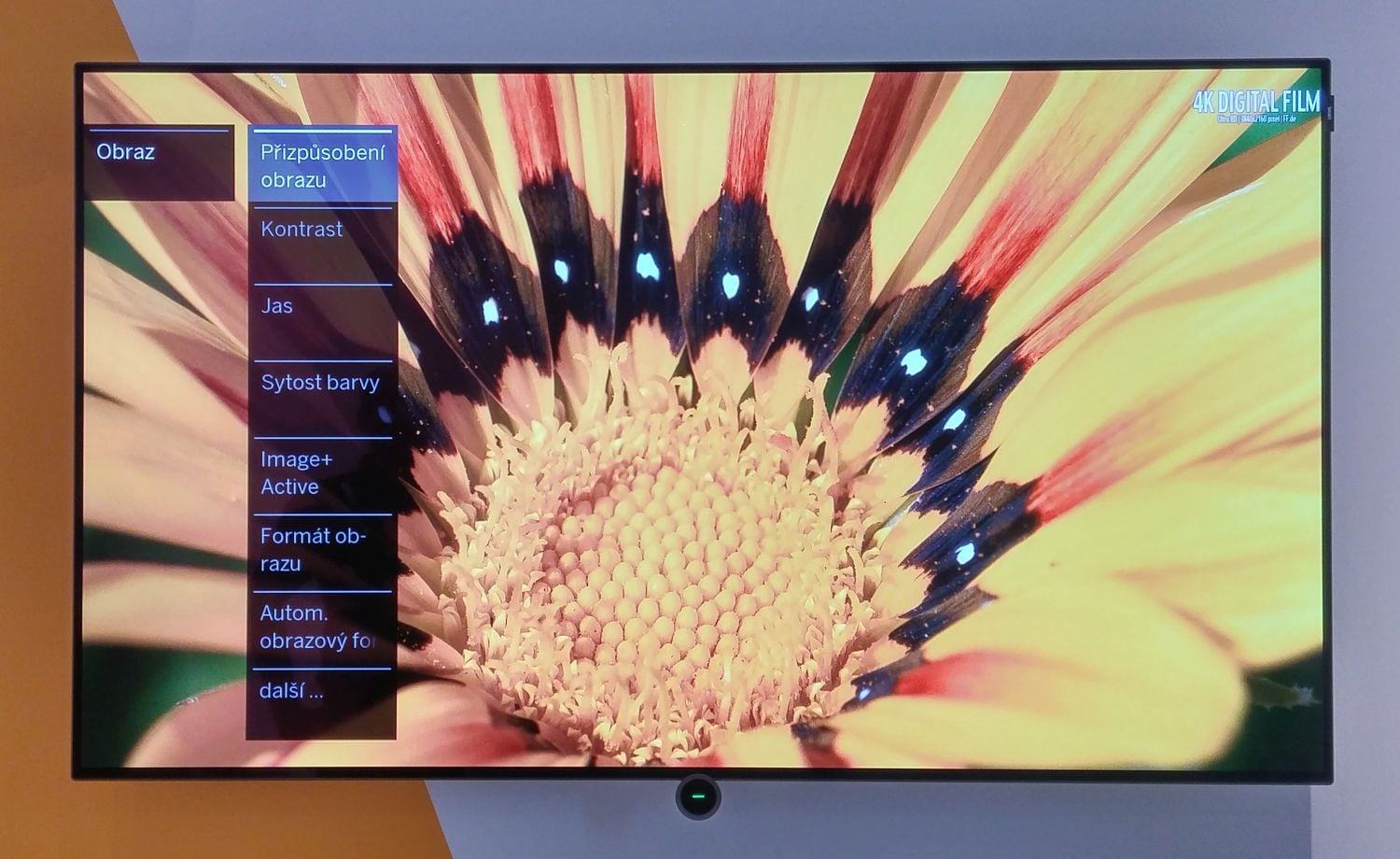 Loewe Bild 7 - menu nastavení