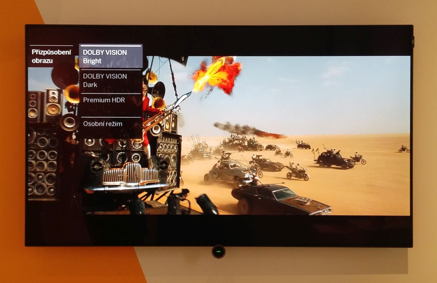 Loewe Bild 7 - menu nastavení