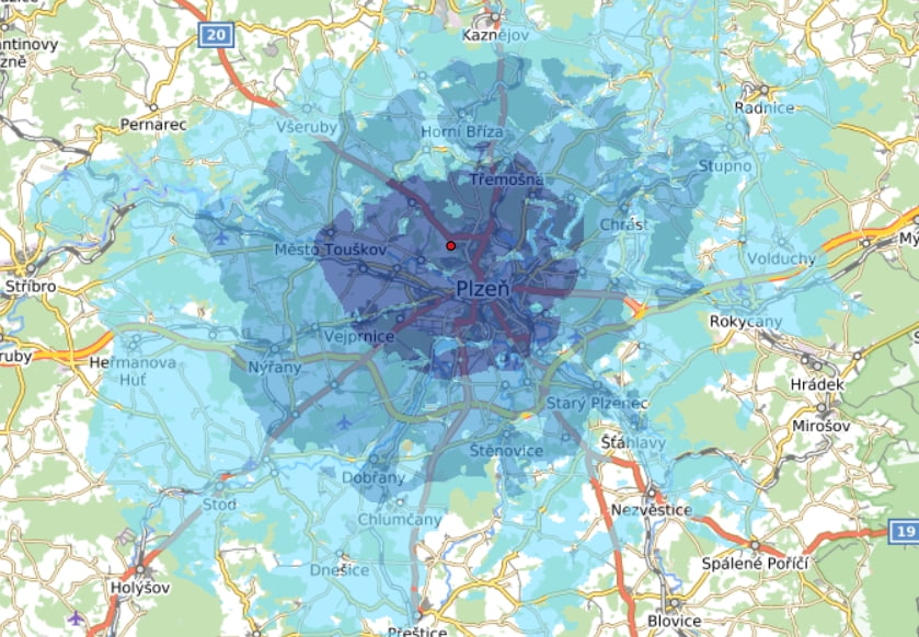 DVB-T Regionální síť 17 v Plzni