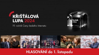 Oceňte nejlepší internetové projekty v anketě Křišťálová Lupa 2024