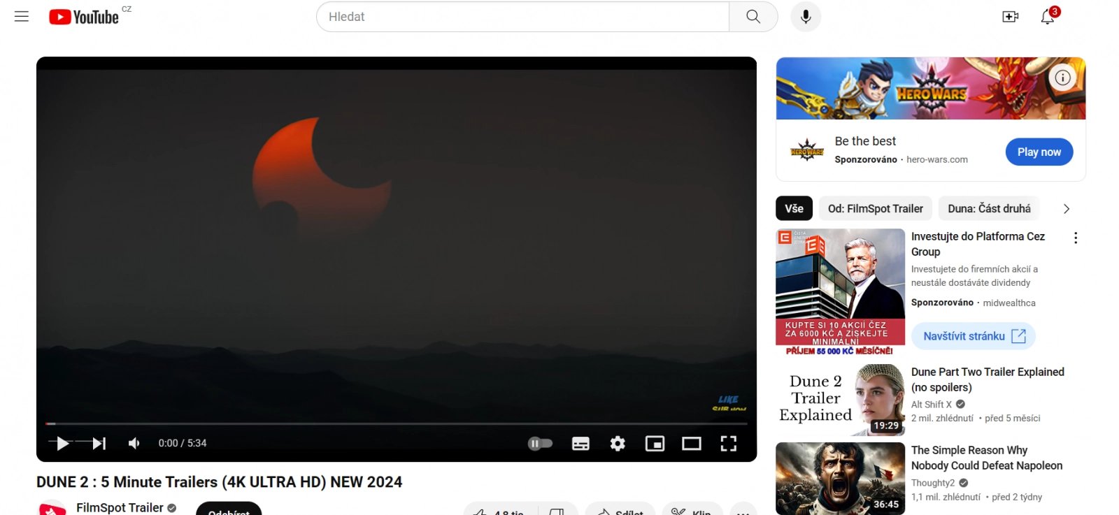 Ukázka podvodné reklamy zneužívající značku skupiny ČEZ a tvář prezidenta Petra Pavla
