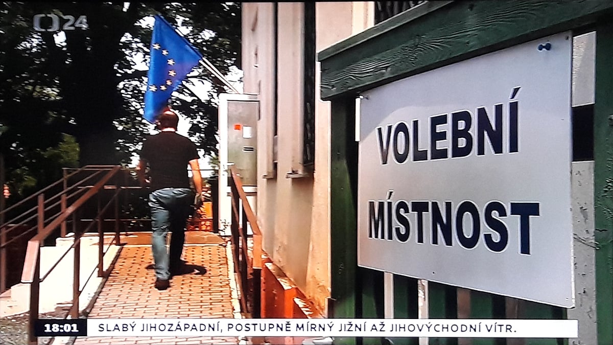 Ukázka příjmu – veřejnoprávní multiplex (MUX 1)