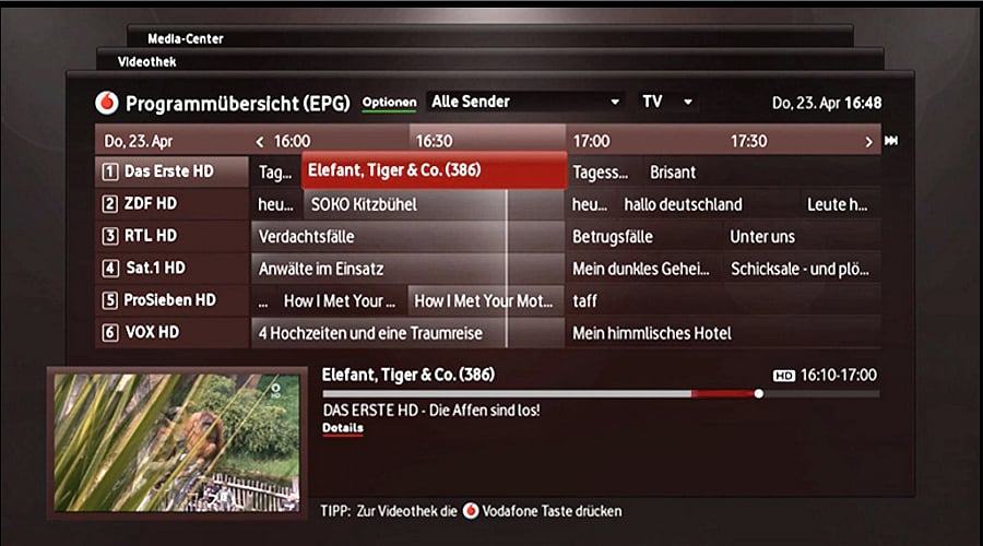 Fritz!Box 7490 - EPG