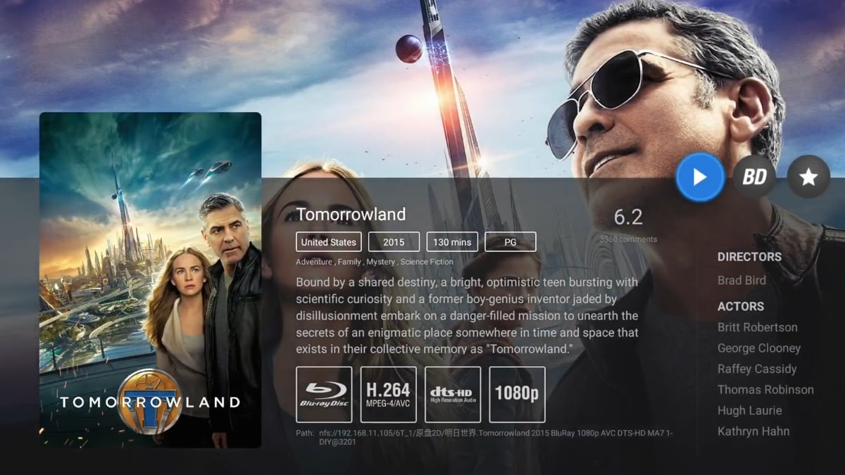 Zidoo X20 Pro - Karta souboru (filmu) a práce s ní 1/2