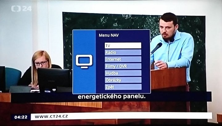 Menu NAV.