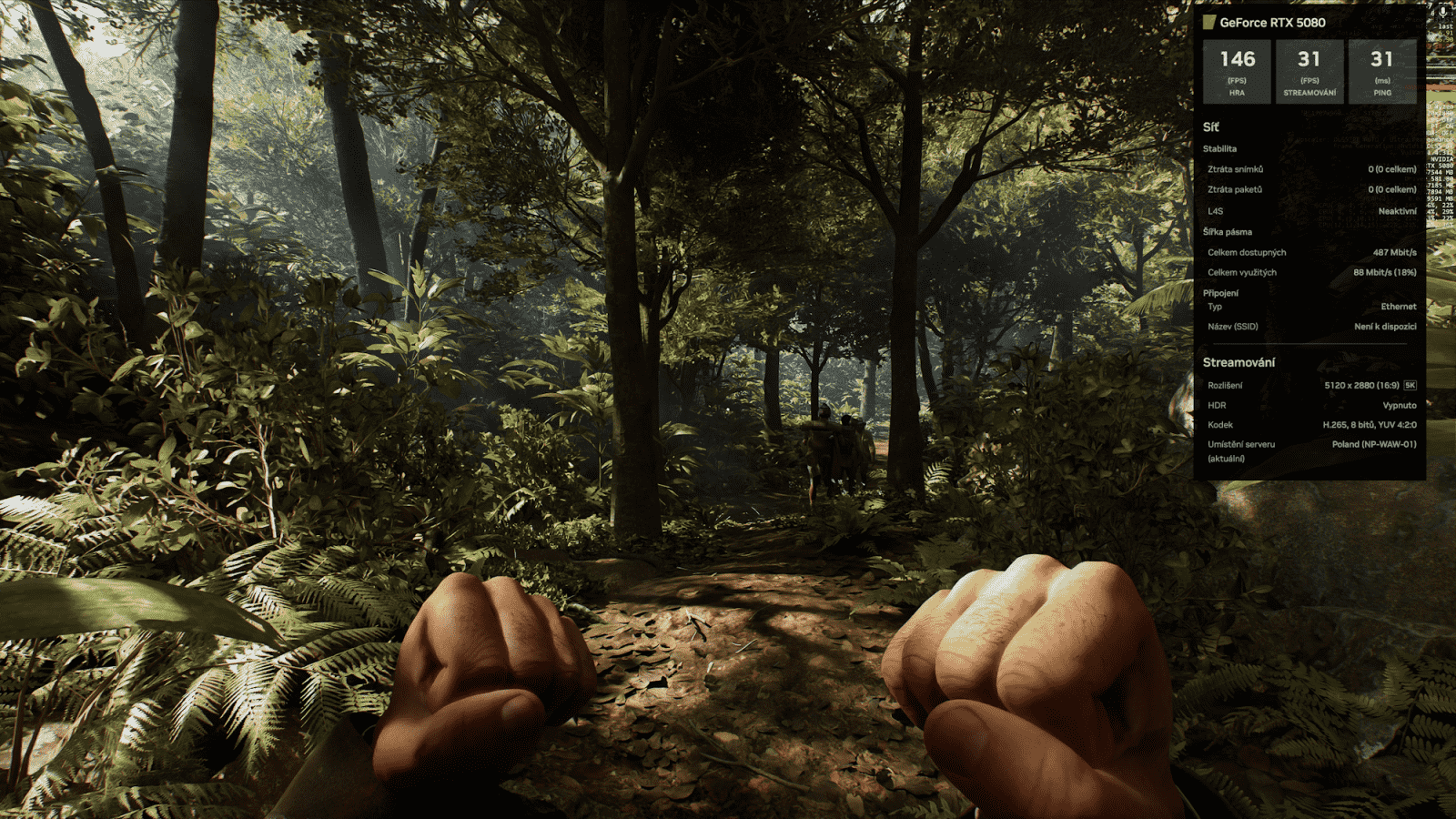 Hraní v 5K rozlišení přes GeForce Now