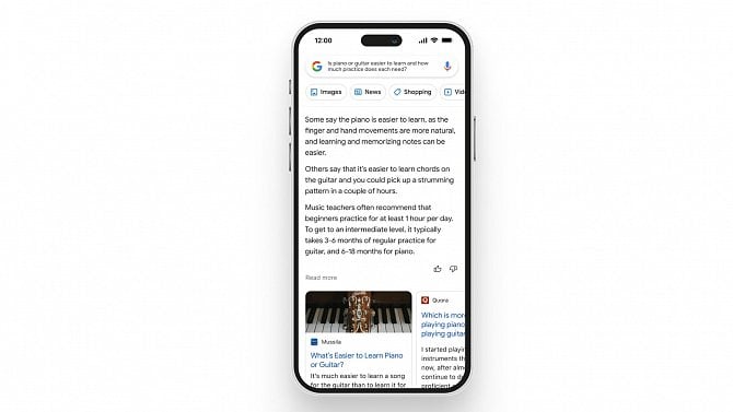 Vyhledávání - Google - AI - Bard