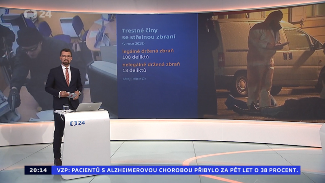 Devadesátka ČT24 o střelných zbraních