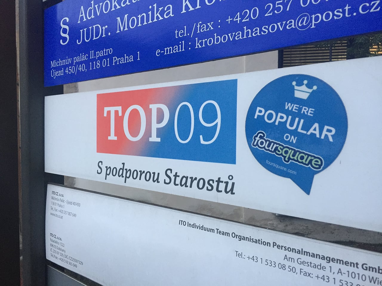 Sídlo TOP 09