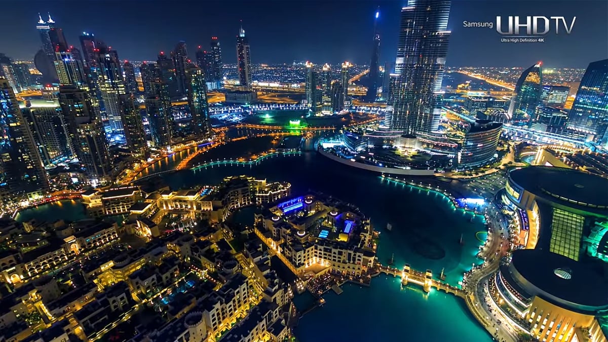 Ukázka přehrávání na HK1 Mini+ (Dubaj ve 4K)