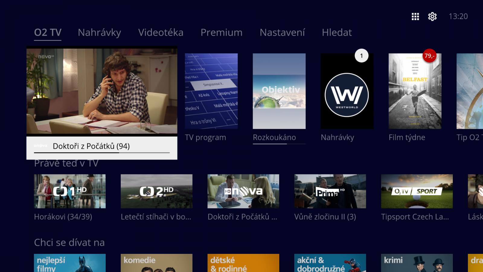 Android na O2 TV