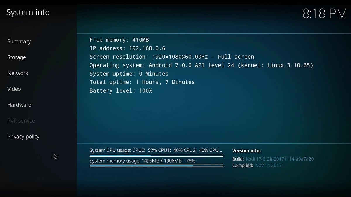 Zidoo H6 Pro - Kodi 1/2