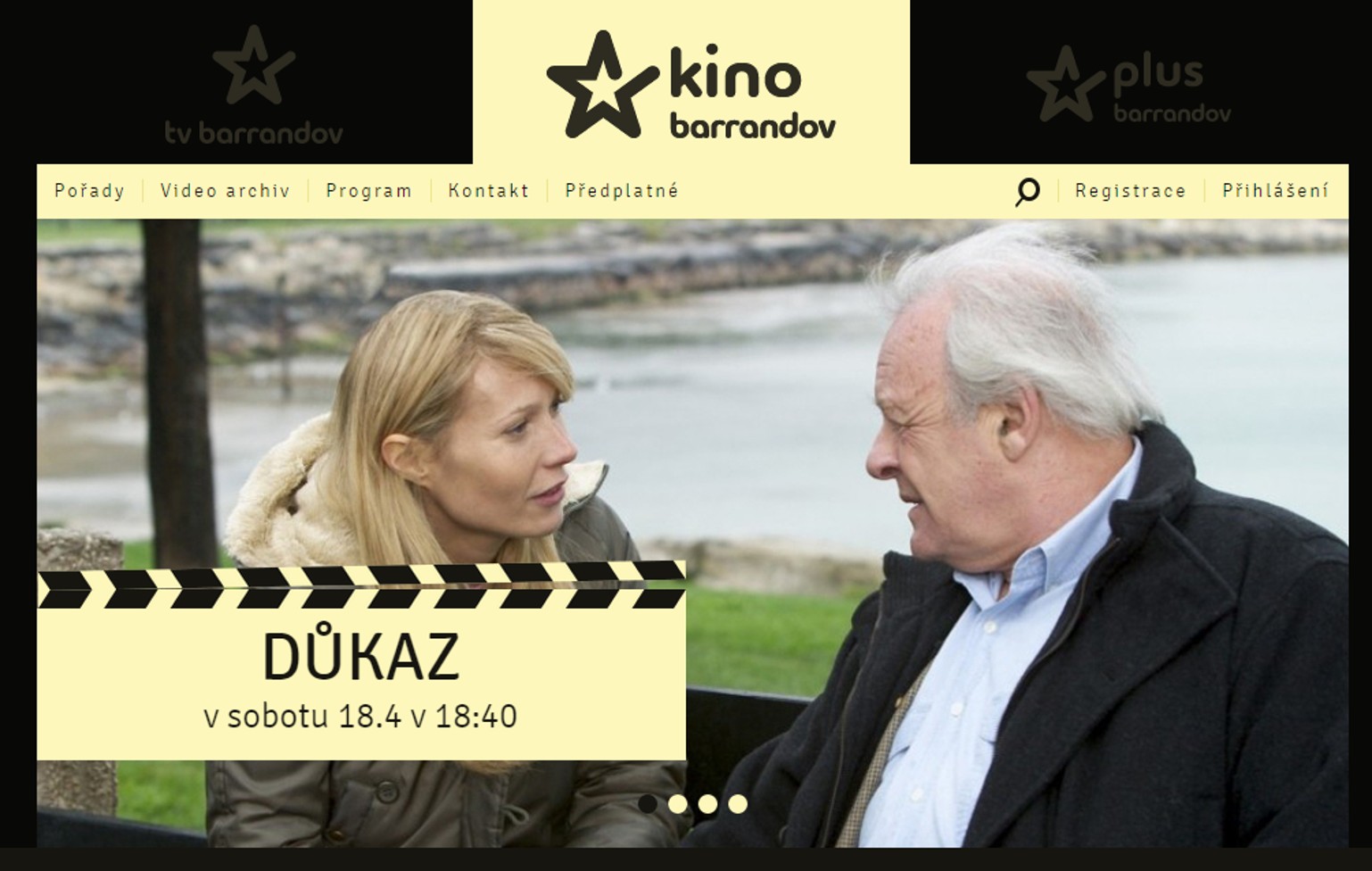 Nové webové stránky Televize Barrandov - duben 2015