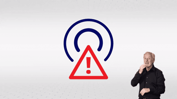 DVB-T piktogram, informační spot