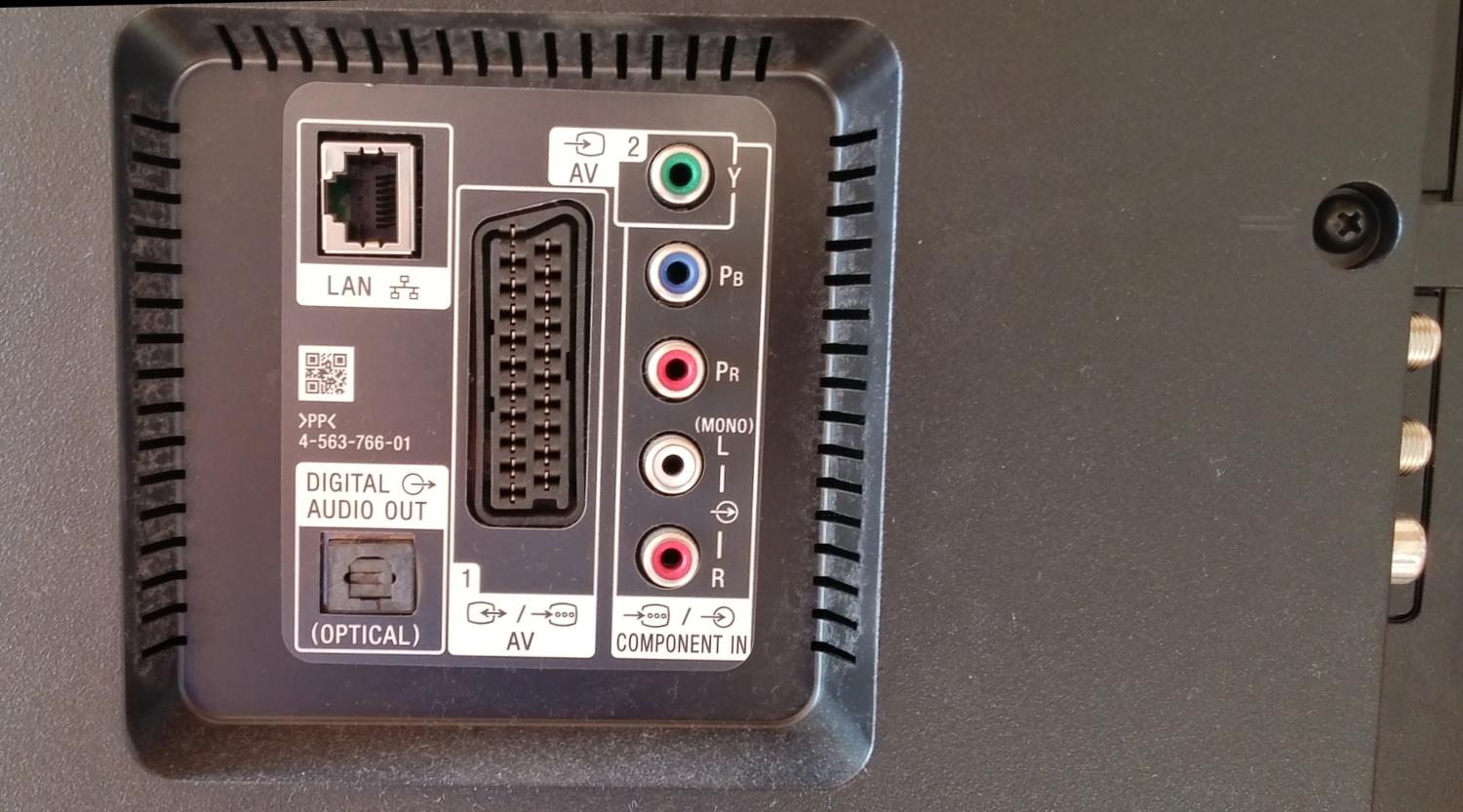 Sony KD-65S900C - rozhraní