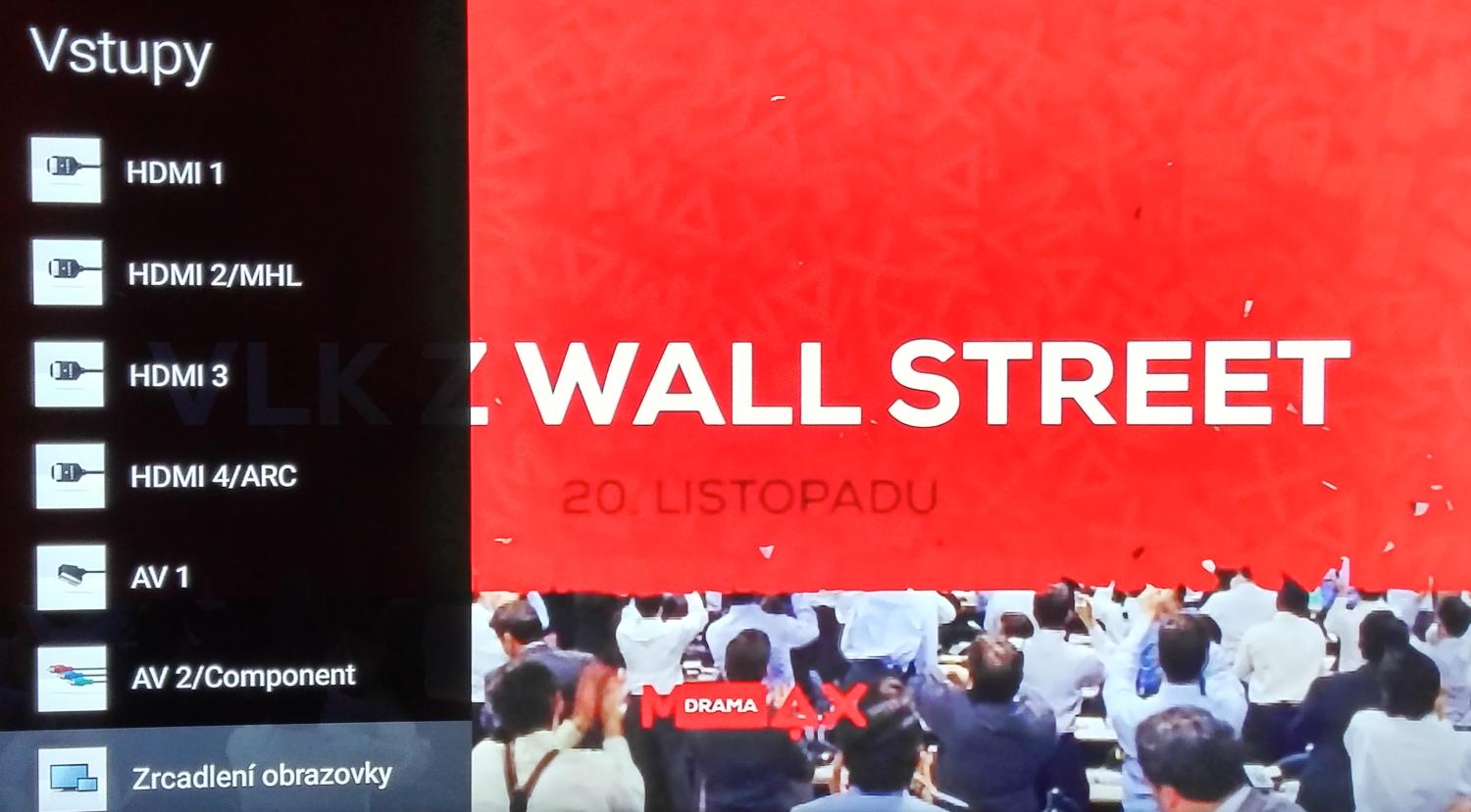 Sony KD-65S900C - rozhraní