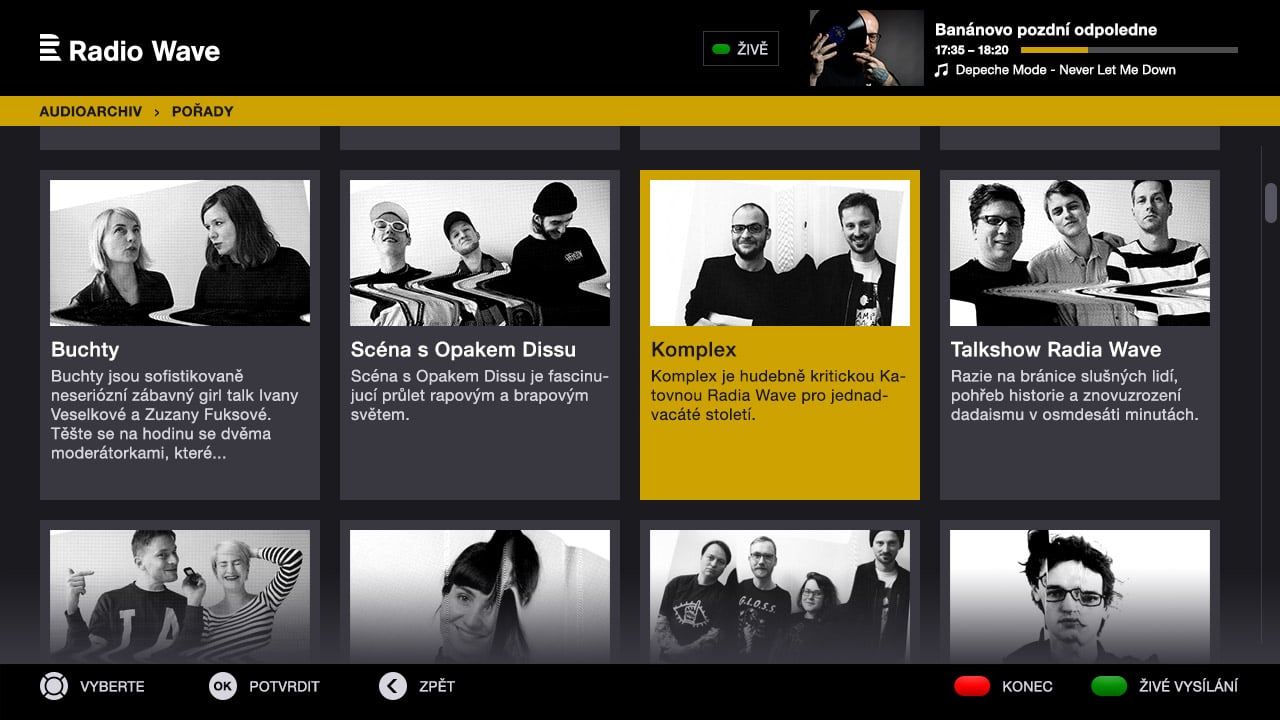 HbbTV v podání rádia Wave