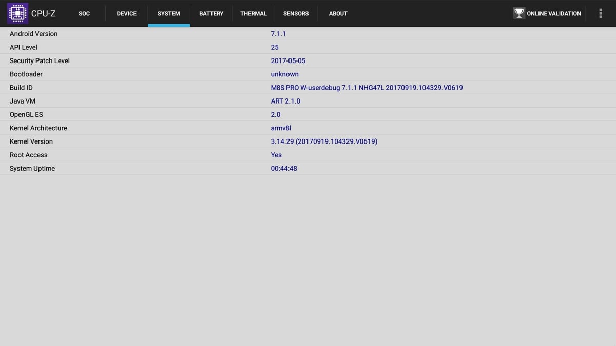 CPU - Z a AnTuTu