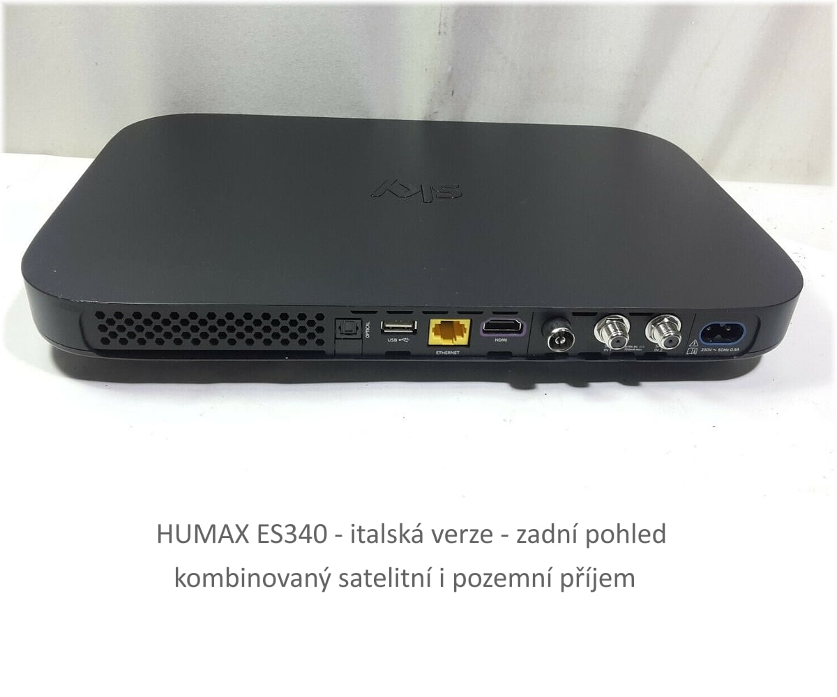 Italské přístroje pro Sky Q