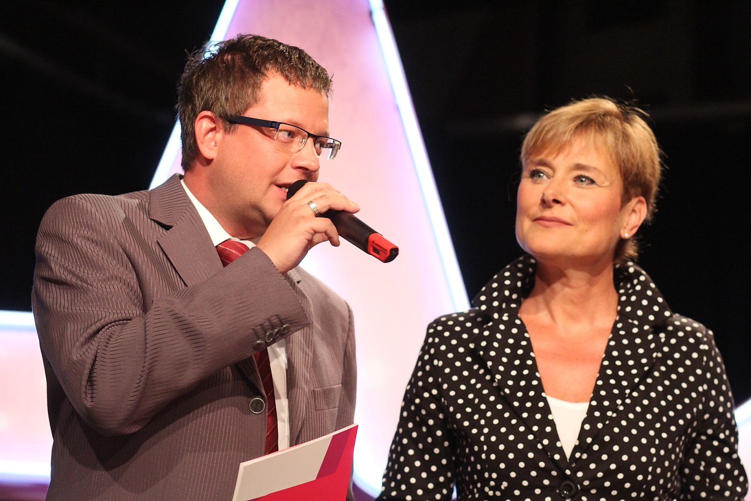 První tisková konference TV Barrandova s Jaromírem Soukupem