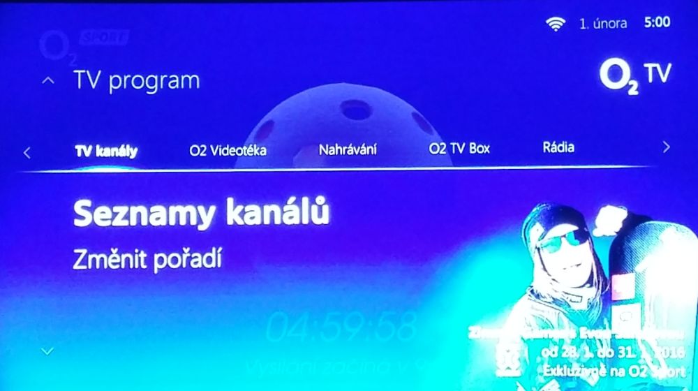 O2 TV Air M - kanály