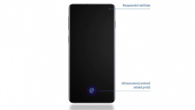 Samsung Galaxy S10 - čtečka otisků prstů