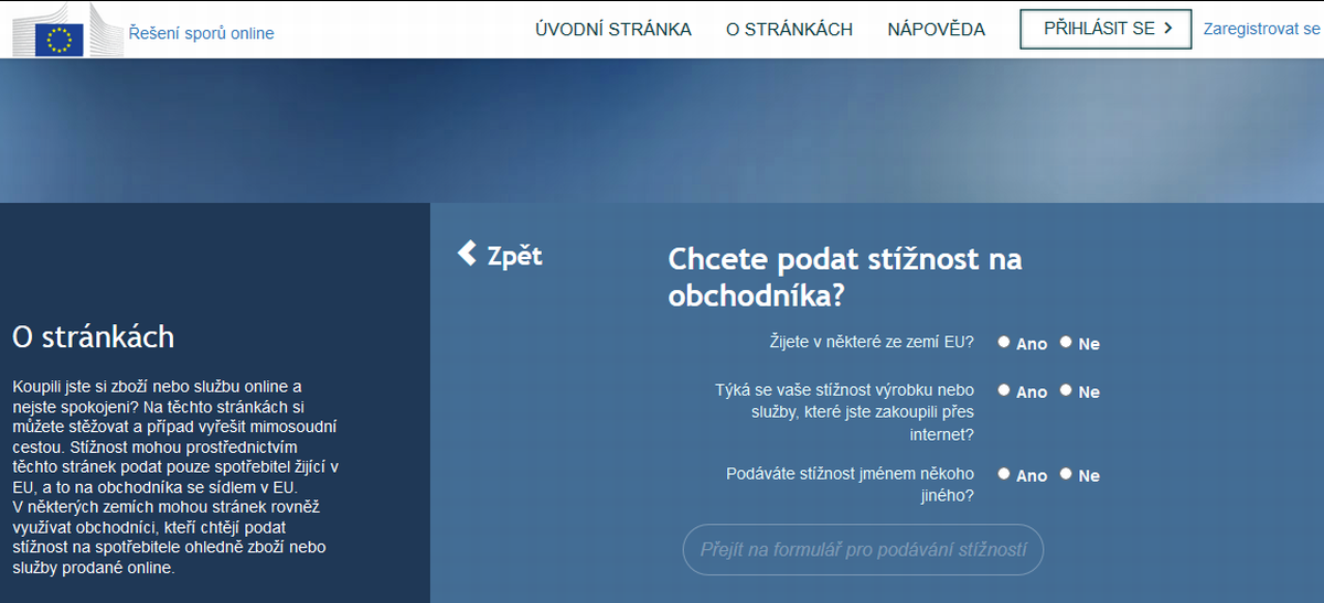EU Řešení sporů online
