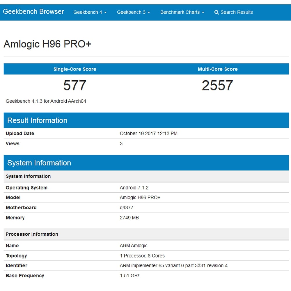 Alfawise – podzim 2017 / 3-64 / Android 7.1.2