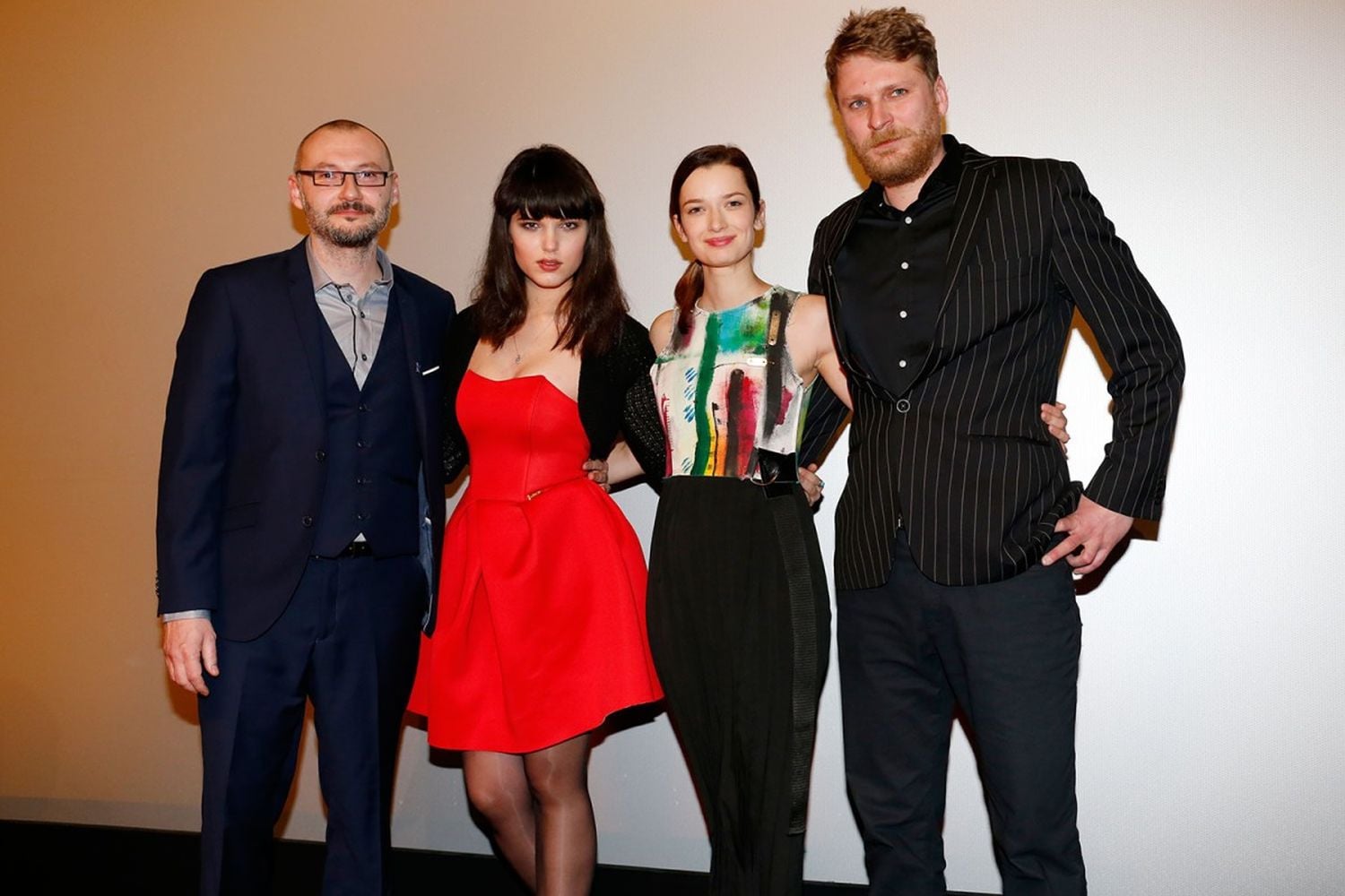 Petr Kazda, Michalina Olszanska, Marika Soposka a Tomás Weinreb na Berlinale 2016.