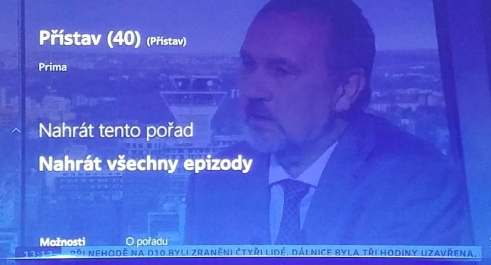 O2 TV Air M - EPG a nahrávání