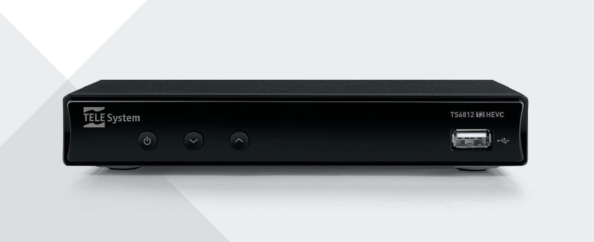 TeleSystem TS6812 T2 HEVC za 1199 Kč má i internetové připojení díky kterému můžete poslouchat internetová rádia. HbbTV ovšem nepodporuje.