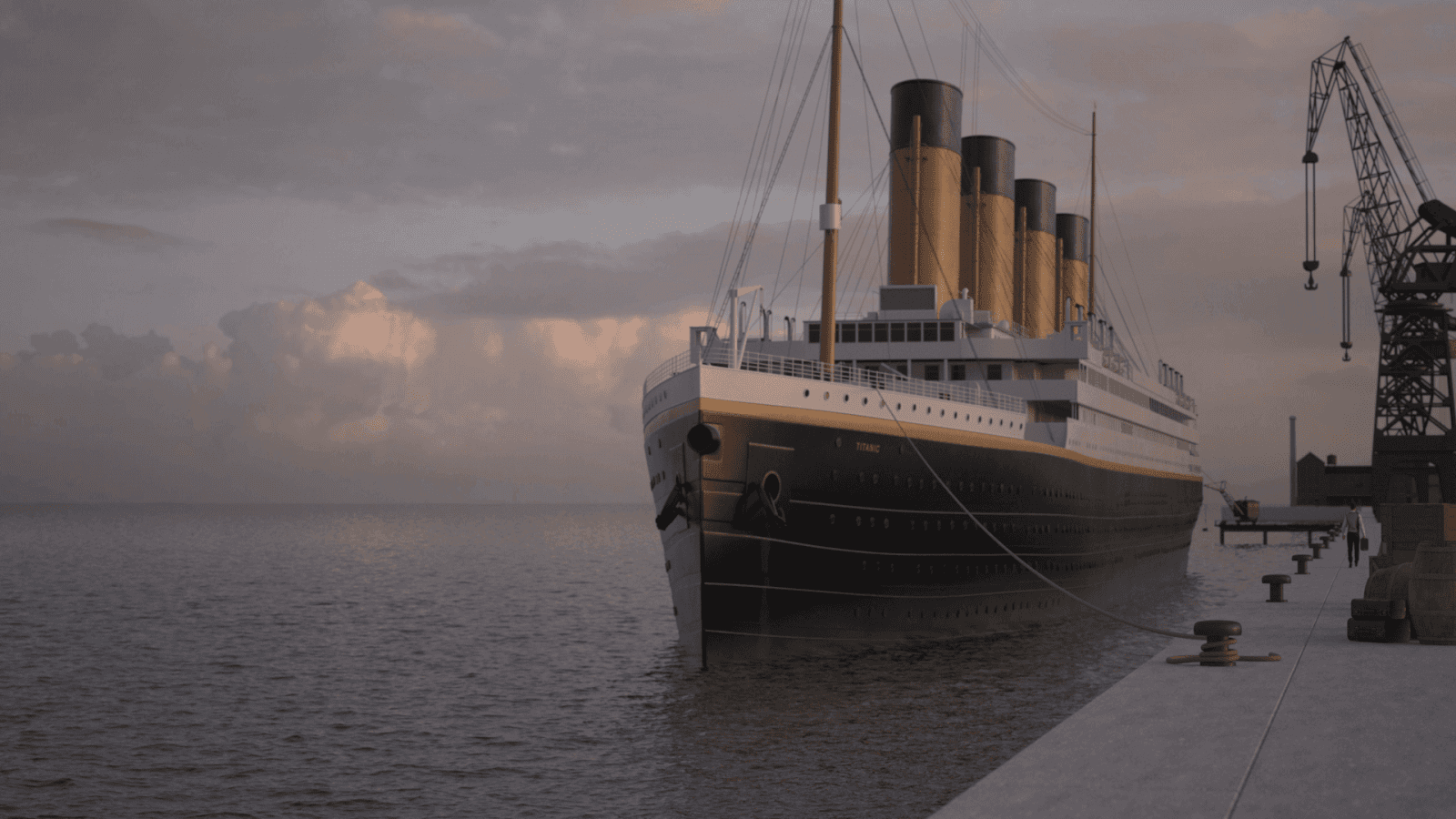 Titanic v Praze - 3D model pro vysílání na CNN Prima News