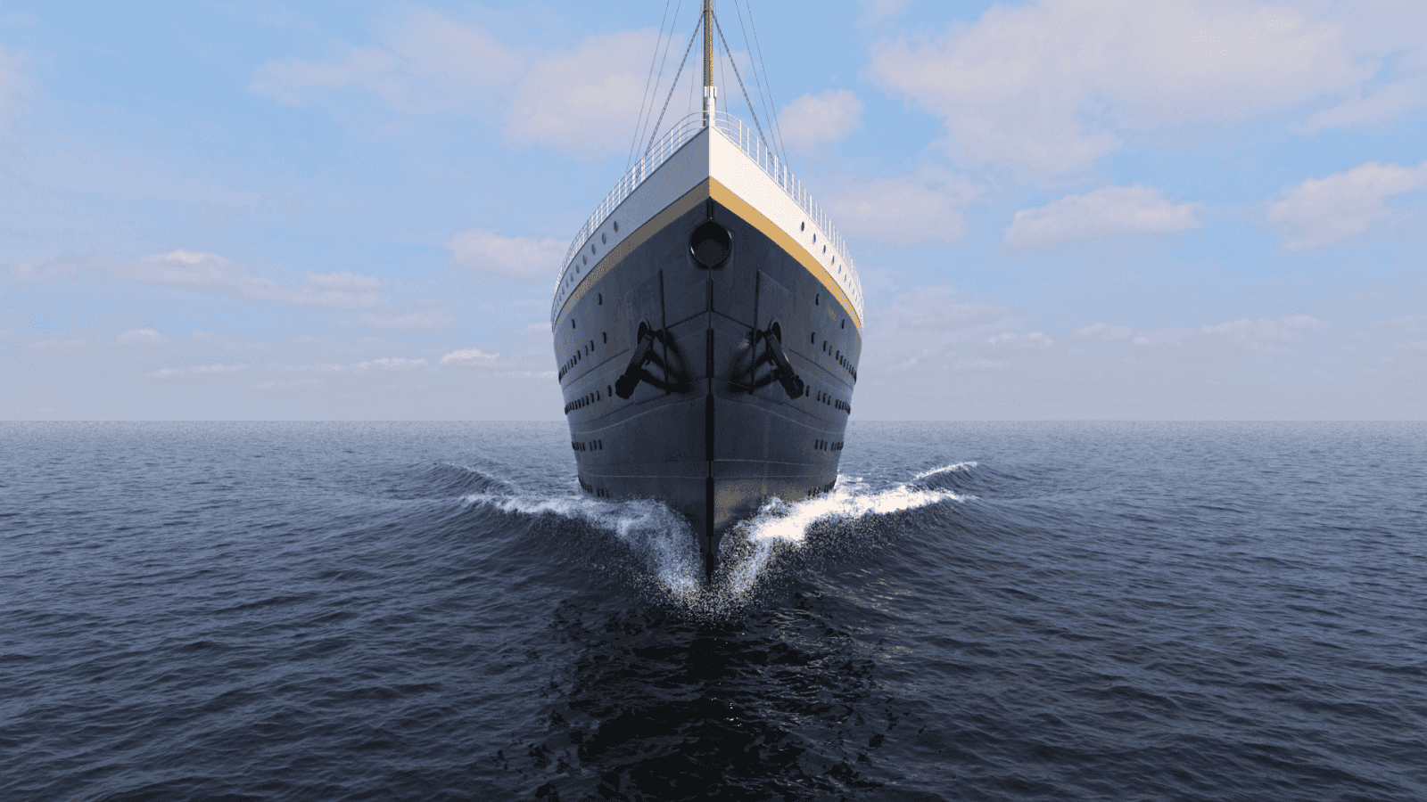 Titanic v Praze - 3D model pro vysílání na CNN Prima News
