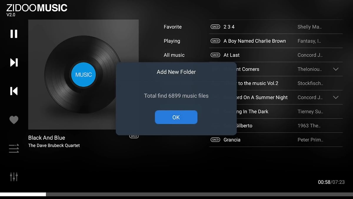 Zidoo Music 2.0