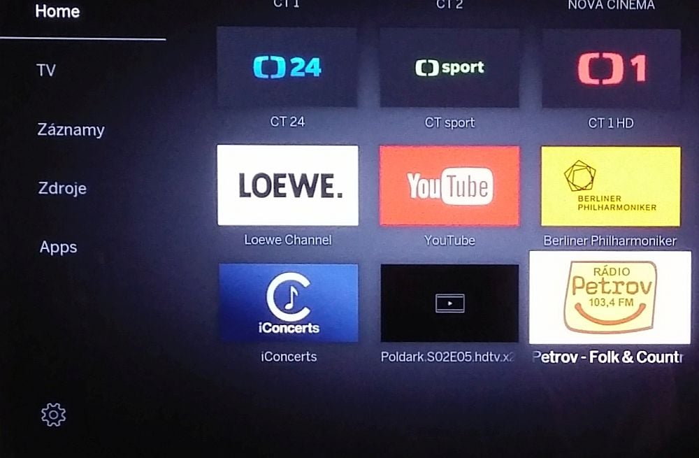 Loewe Bild 7.55-Internetové rádio