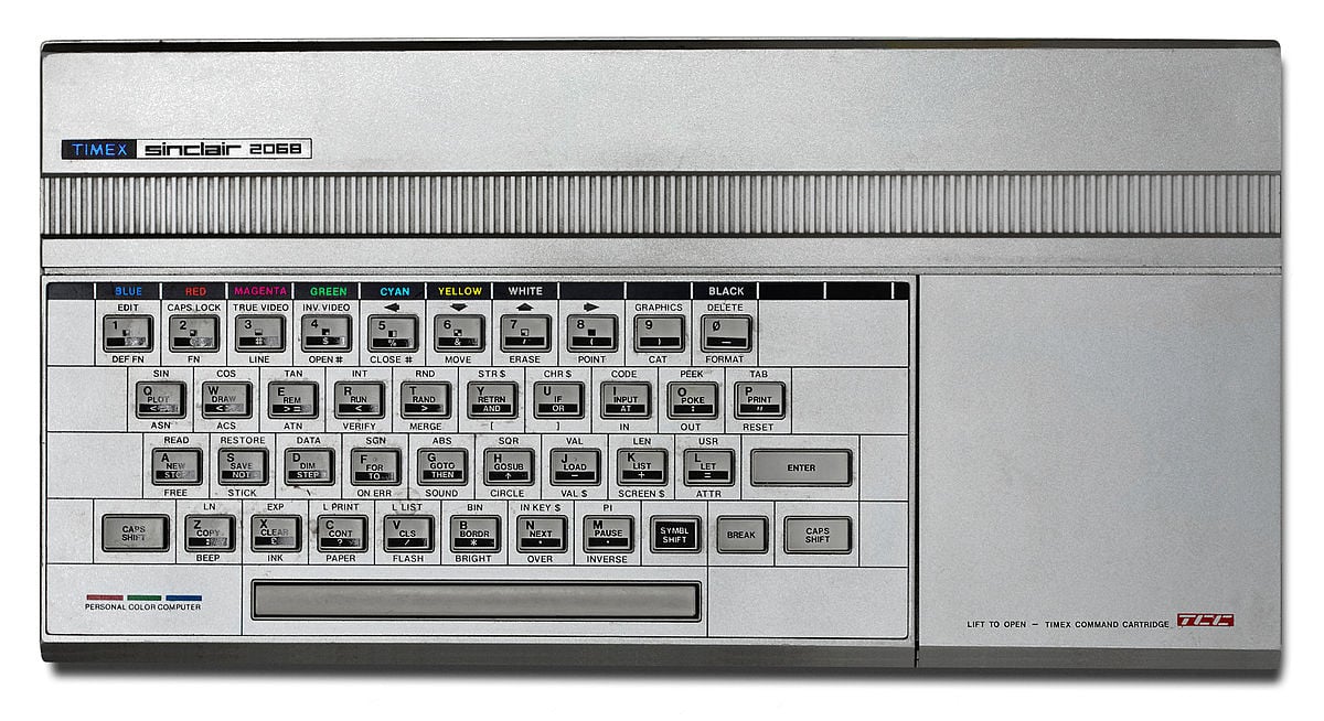 Americká verze ZX Spectra s označením Timex Sinclair 2068.