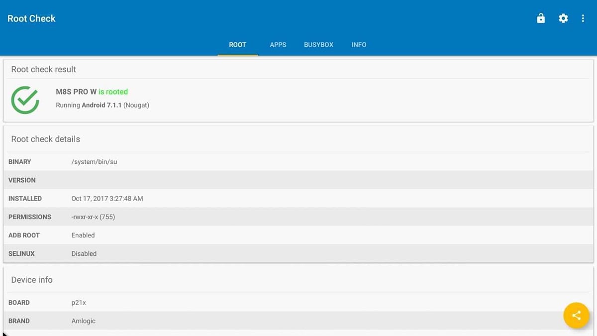 3D Mark, Geekbench a další, Root Check, DRM Info