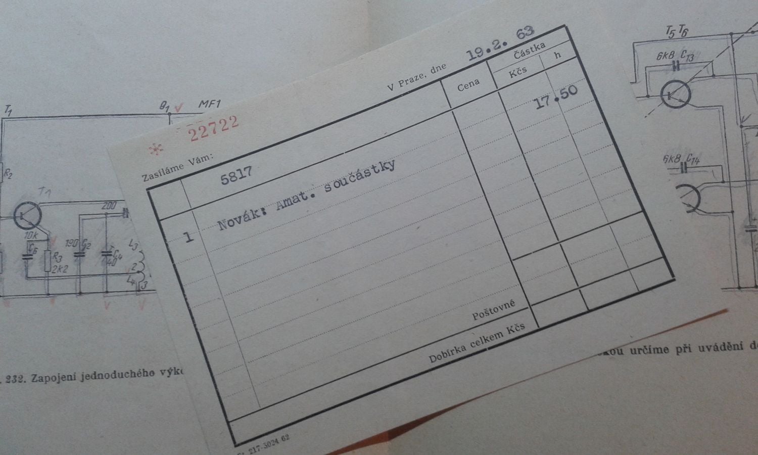 Amatérské součástky a stavba tranzistorových přijímačů