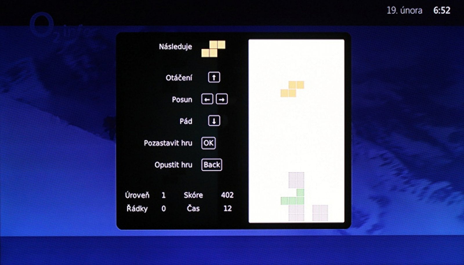 Uživatelské prostředí O2 TV – Aplikace