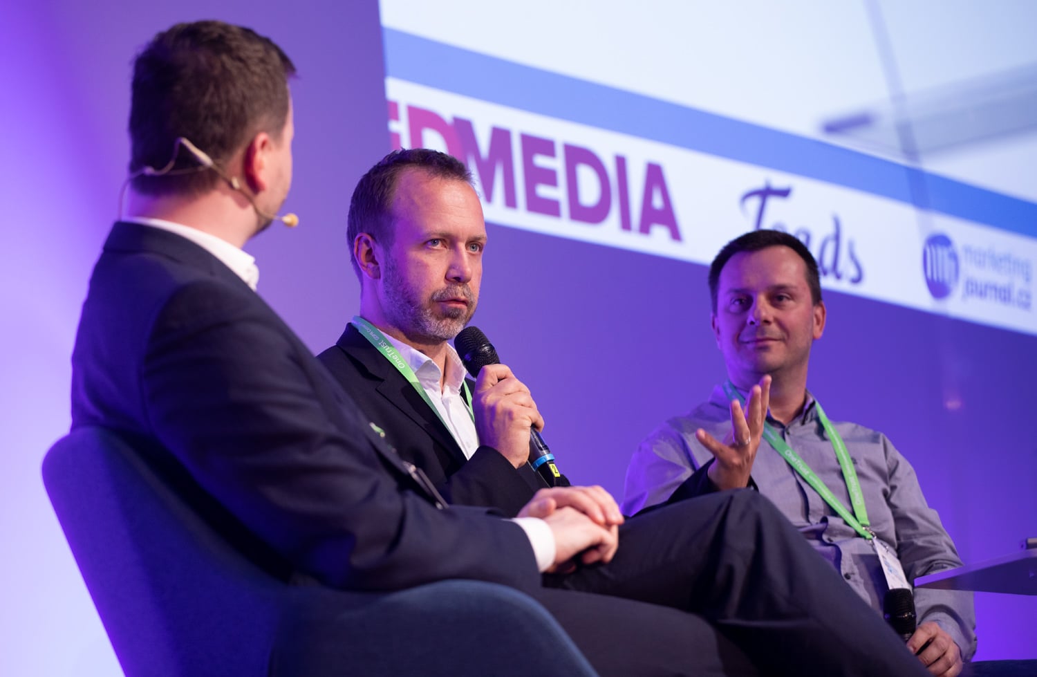 Jan Rozkošný (DVTV) a Igor Kalaš (Seznam.cz) na IAC 2019