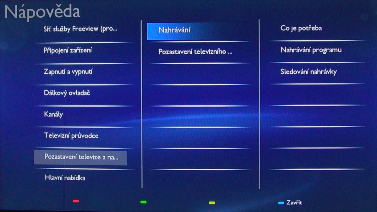 Philips 24PFS5231 – nápověda