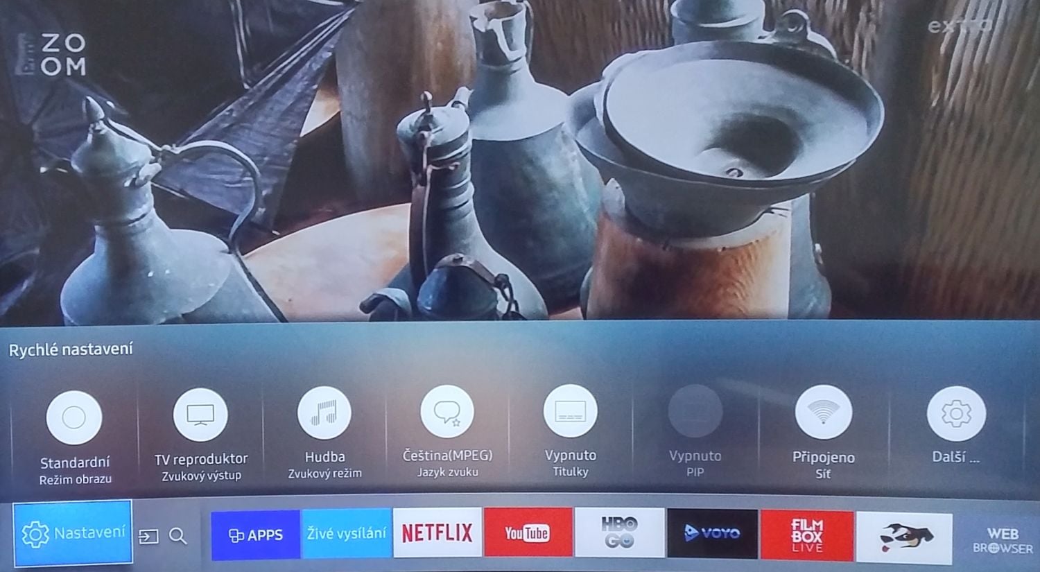 Samsung UE49K6372SU - menu nastavení