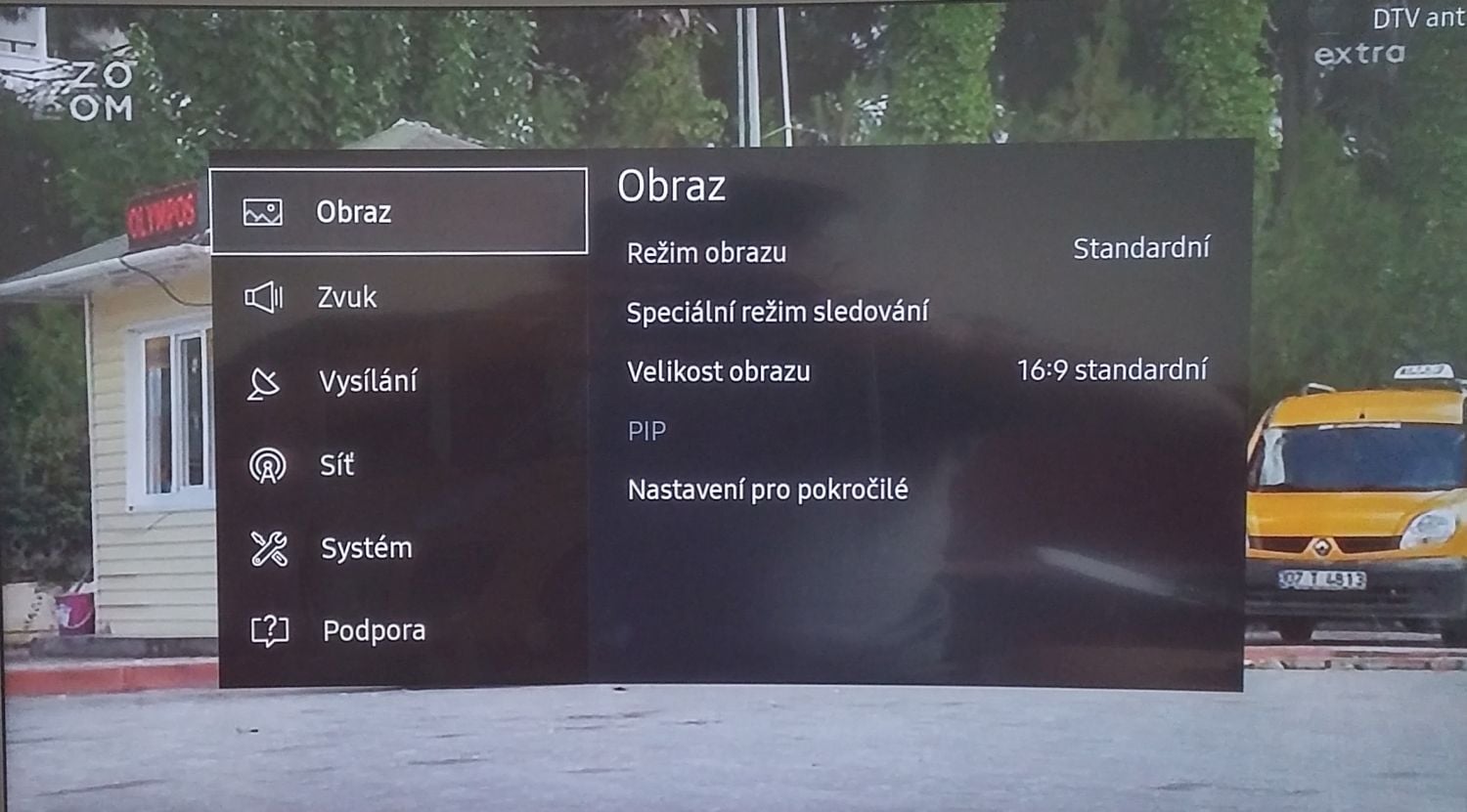 Samsung UE49K6372SU - menu nastavení