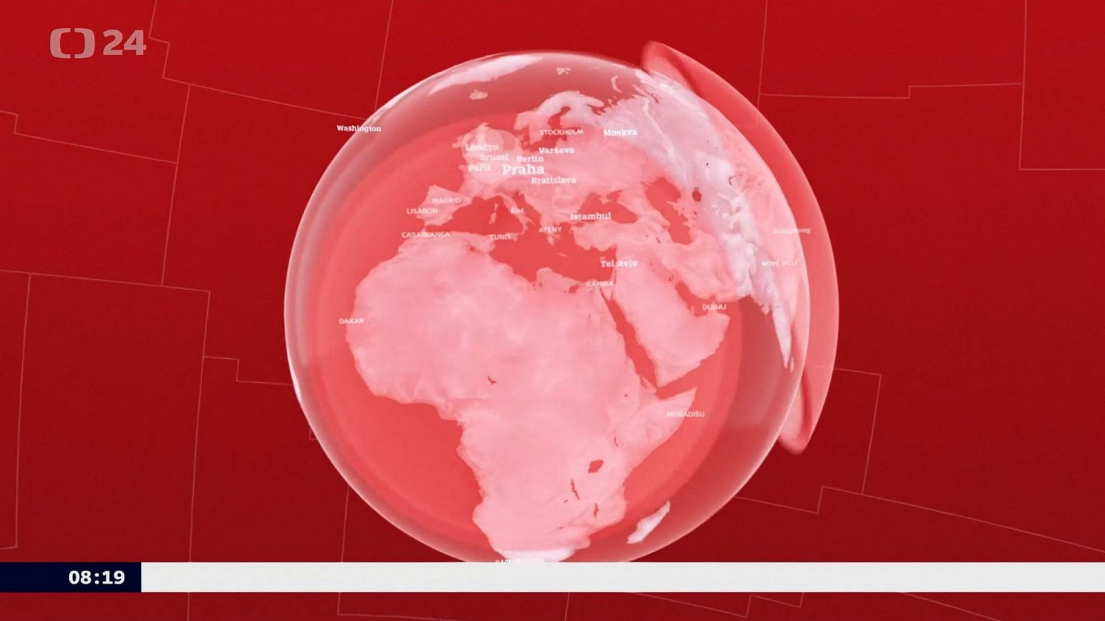 Nová grafika ČT24 od roku 2021