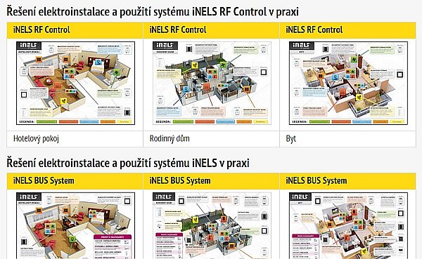 Na níže uvedeném webu najdete několik případových studií z nichž se lépe seznámíte s řešením iNELS.