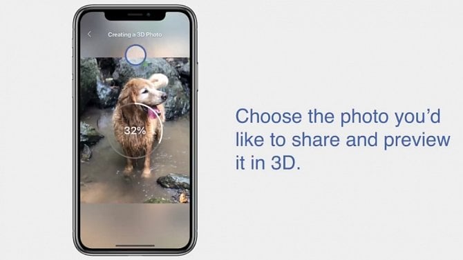 Facebook - 3D foto