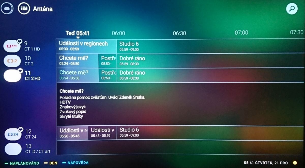 Philips 49PUS7502 - EPG