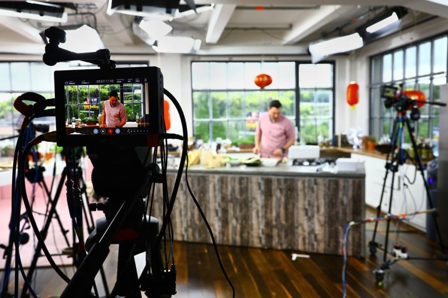 Z natáčení pořadů Pravá Itálie s Riccardem.