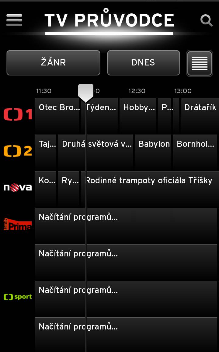 UPC Horizon Go - EPG