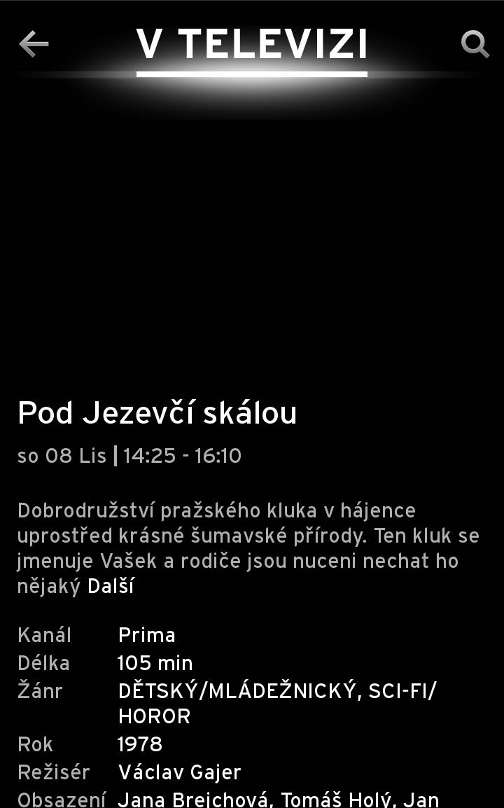 UPC Horizon Go - EPG